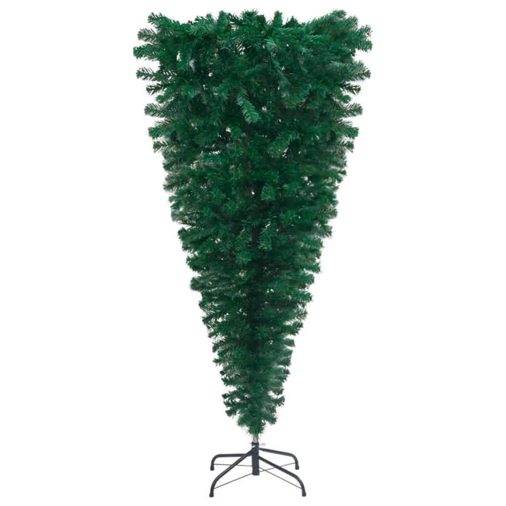Apversta dirbtinė Kalėdų eglutė su LED ir žaisliukais, 210cm