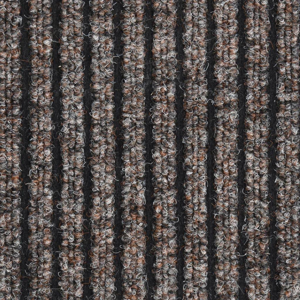 Durų kilimėlis, smėlio spalvos, 40x60cm, dryžuotas