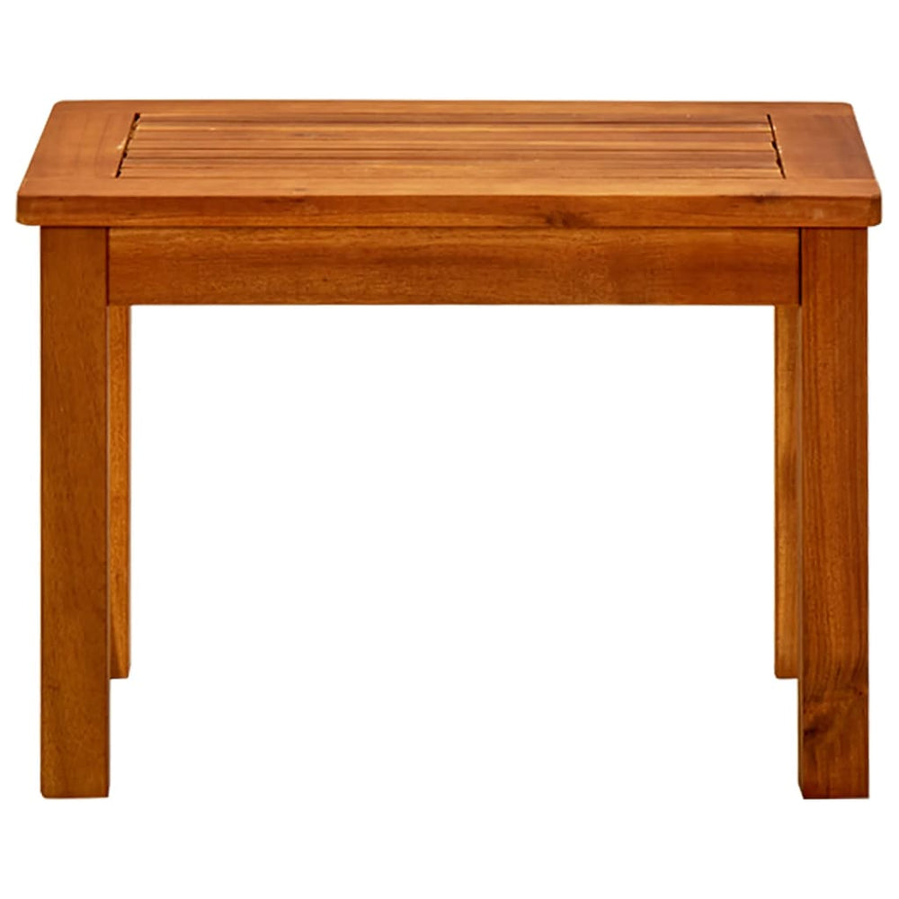 Sodo kavos staliukas, 50x35x36cm, akacijos medienos masyvas