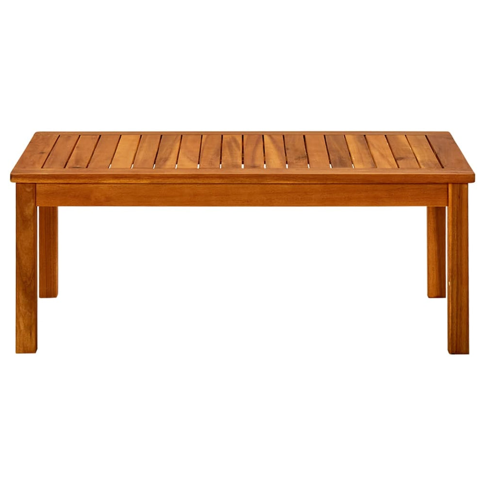 Sodo kavos staliukas, 90x50x36cm, akacijos medienos masyvas