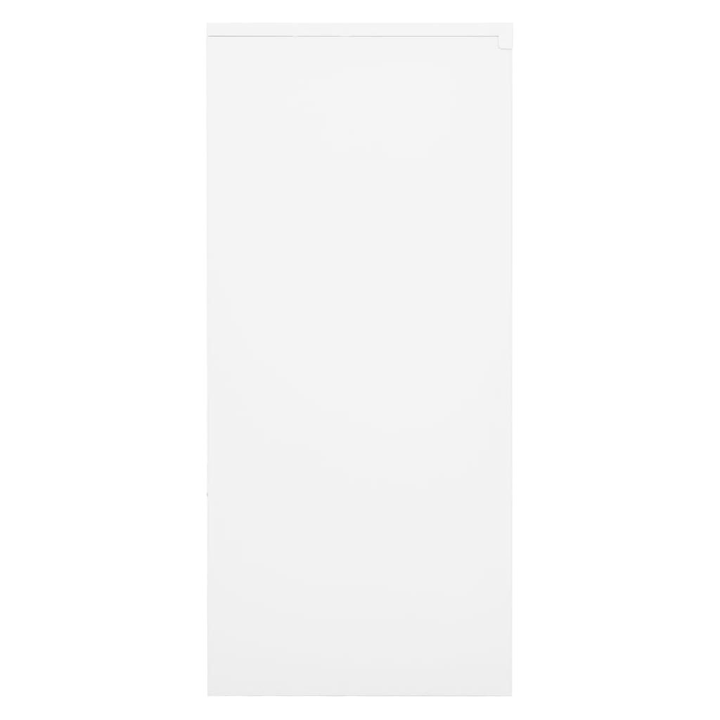 Biuro spintelė su stumdomom durim, balta, 90x40x90cm, plienas