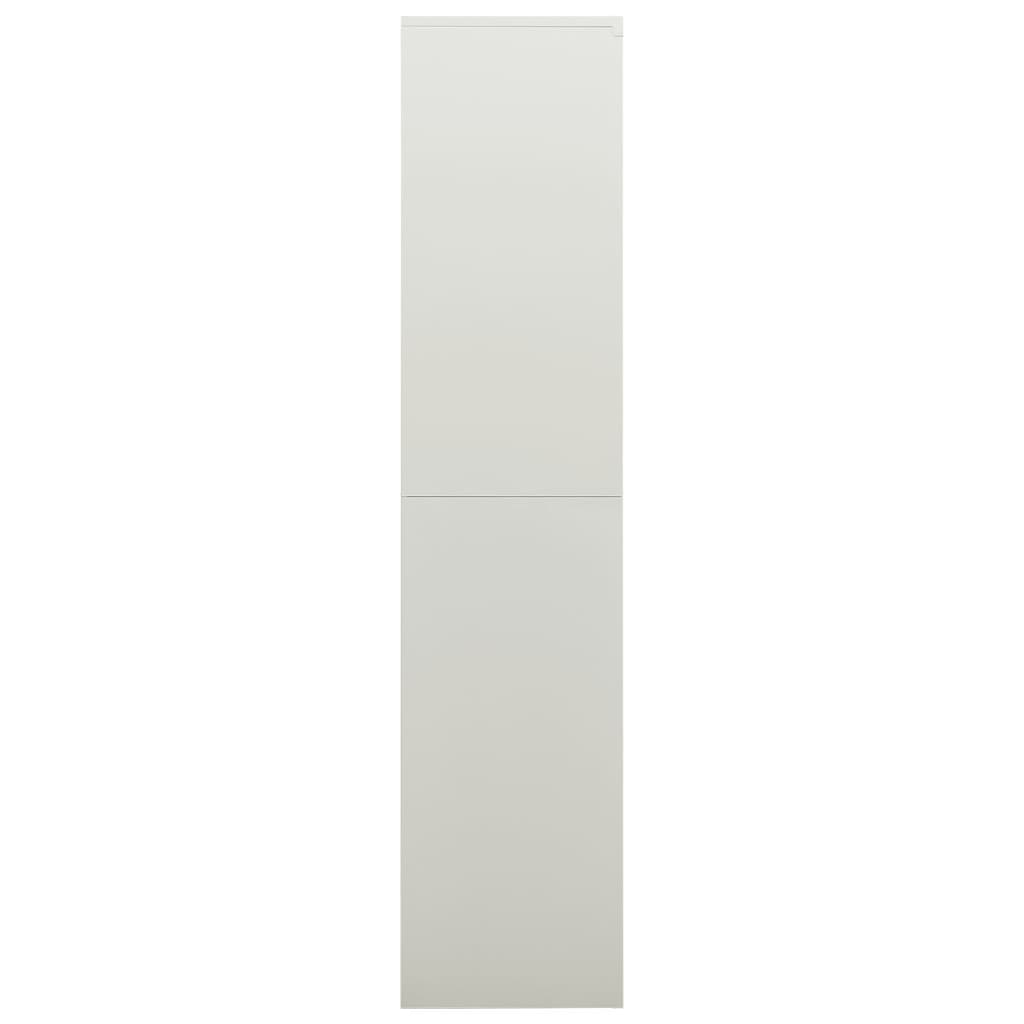 Persirengimo spintelė, šviesiai pilka, 90x40x180cm, plienas