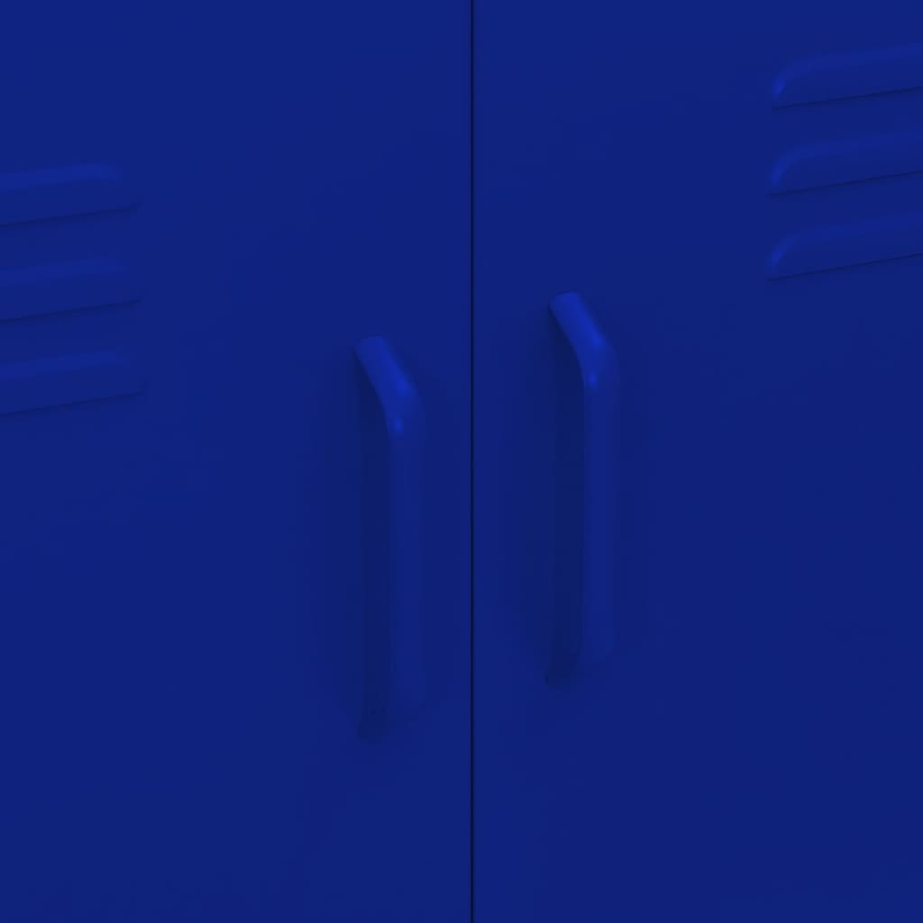 Sandėliavimo spintelė, tamsiai mėlyna, 80x35x101,5cm, plienas