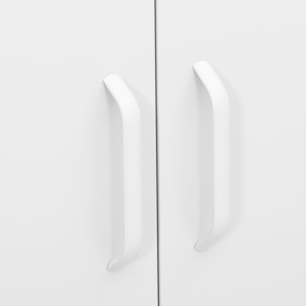 Sandėliavimo spintelė, baltos spalvos, 80x35x101,5cm, plienas