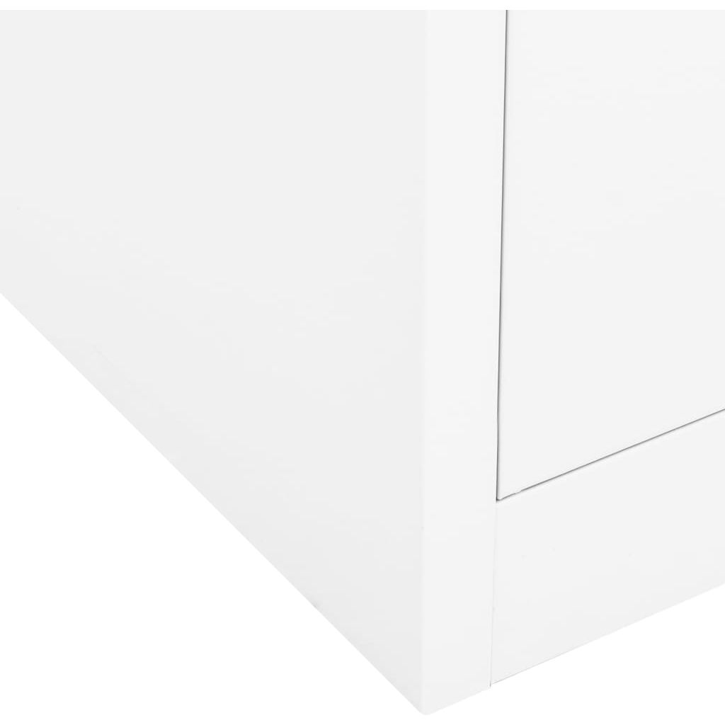 Biuro spintelė, baltos spalvos, 90x40x102cm, plienas