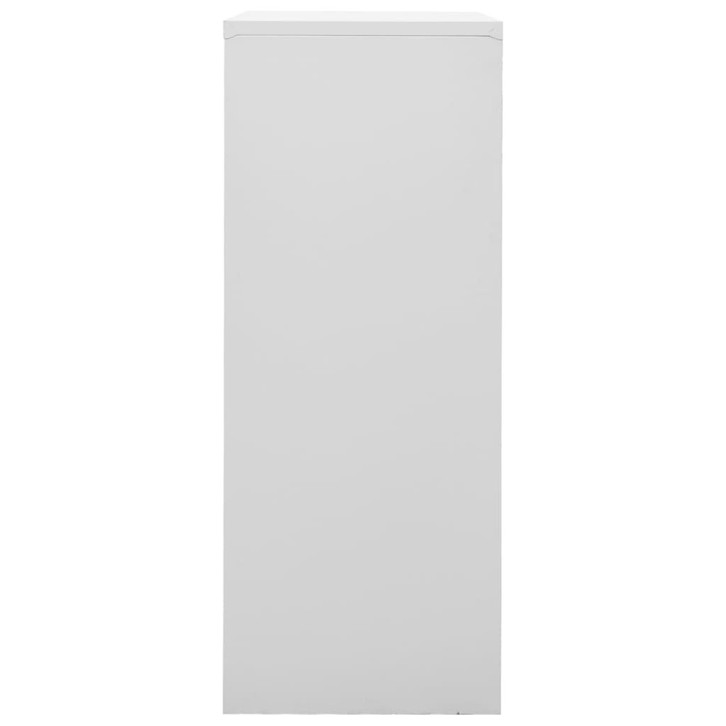 Biuro spintelė, šviesiai pilkos spalvos, 90x40x102cm, plienas