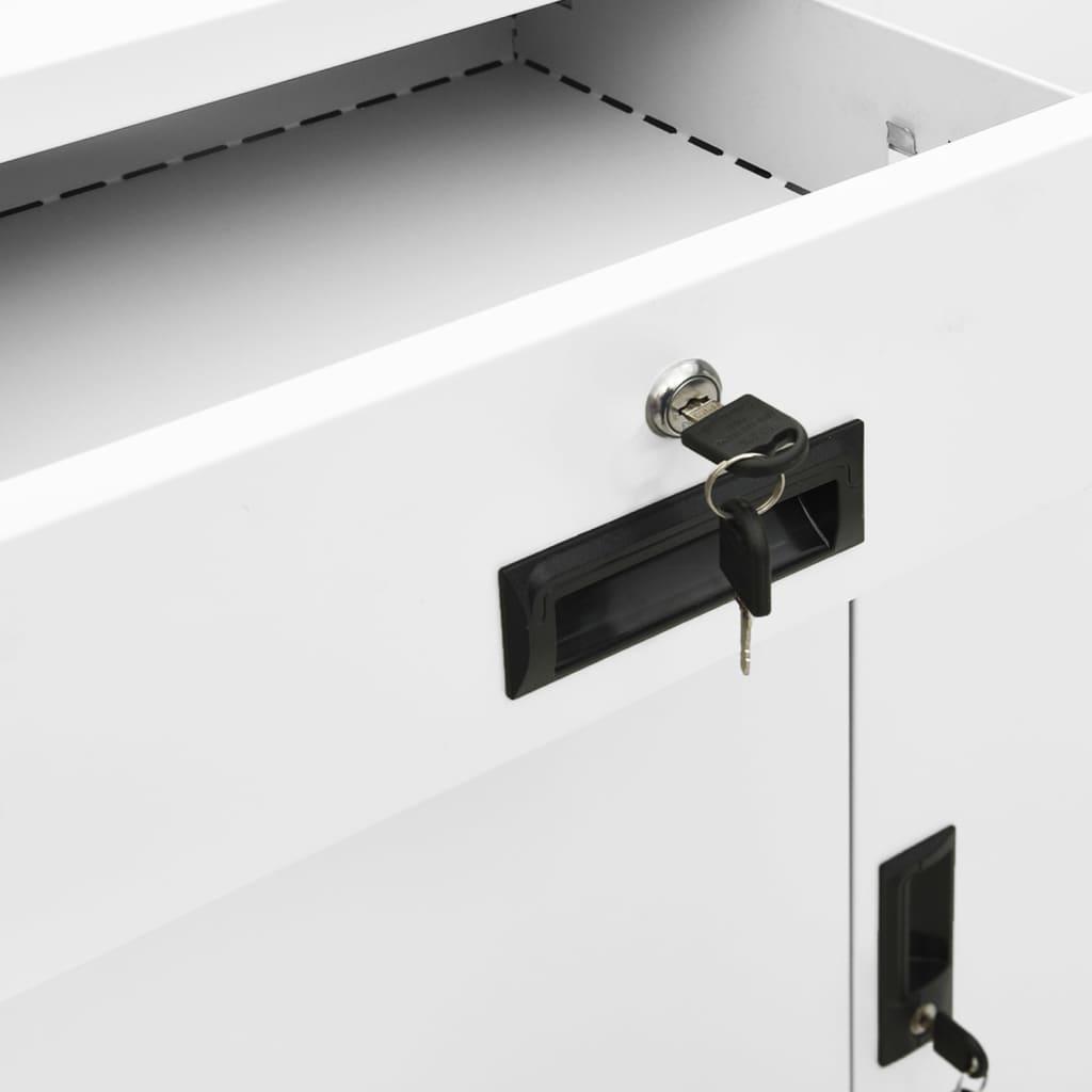 Biuro spintelė, baltos spalvos, 90x40x102cm, plienas