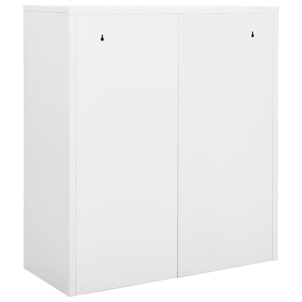 Biuro spintelė, baltos spalvos, 90x40x102cm, plienas