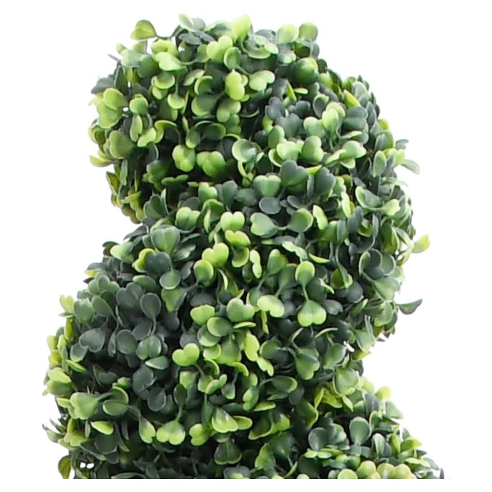 Dirbtinis buksmedis vazone, žalias, 100cm, spiralės formos