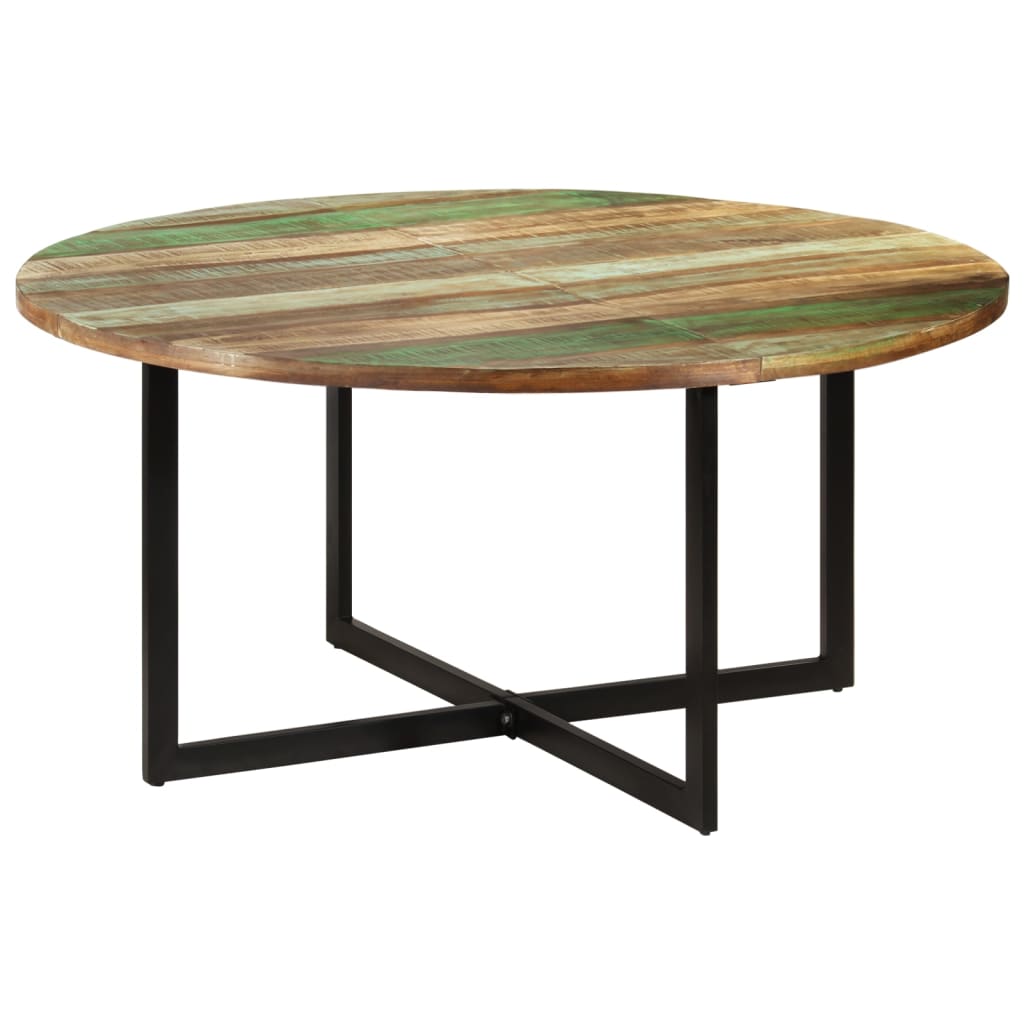 Valgomojo stalas, 150x75cm, perdirbtos medienos masyvas