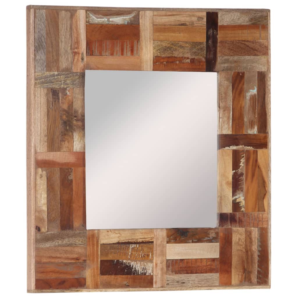 Sieninis veidrodis, 50x50cm, perdirbtos medienos masyvas