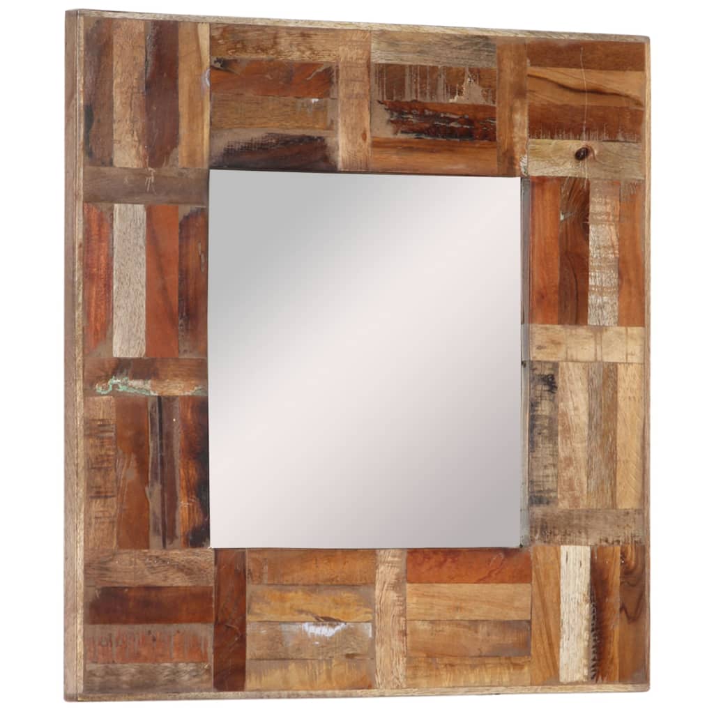 Sieninis veidrodis, 50x50cm, perdirbtos medienos masyvas