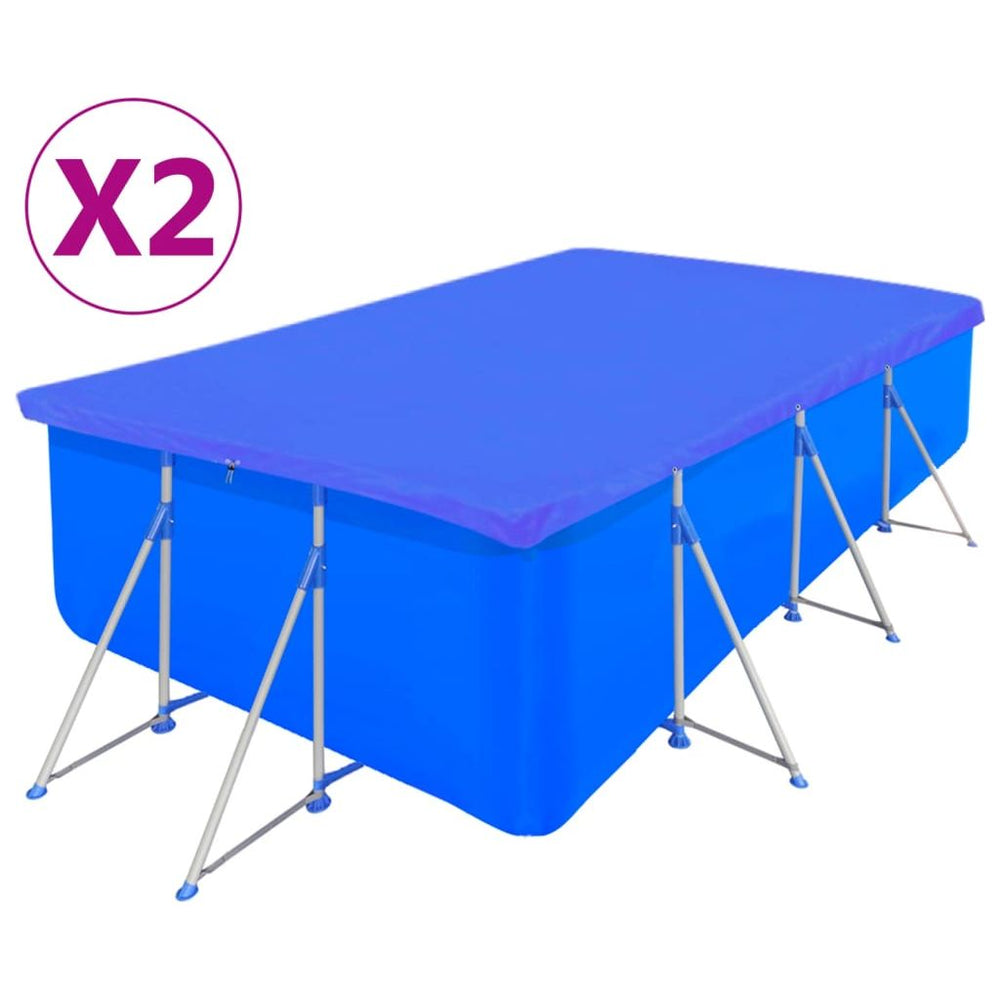 Baseino uždangalai, 2vnt., 394x207cm, PE, 90g/m², stačiakampiai