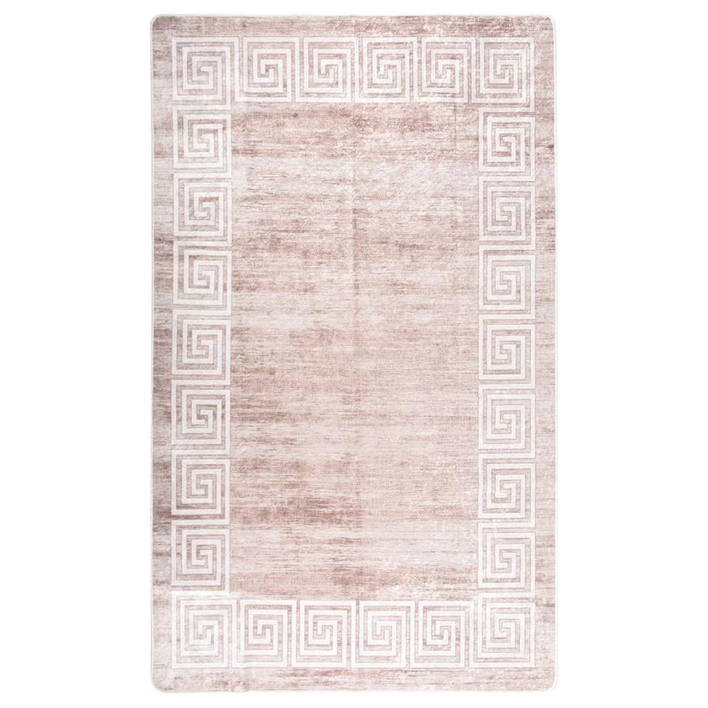 Kilimas, smėlio spalvos, 120x180cm, neslystantis, skalbiamas