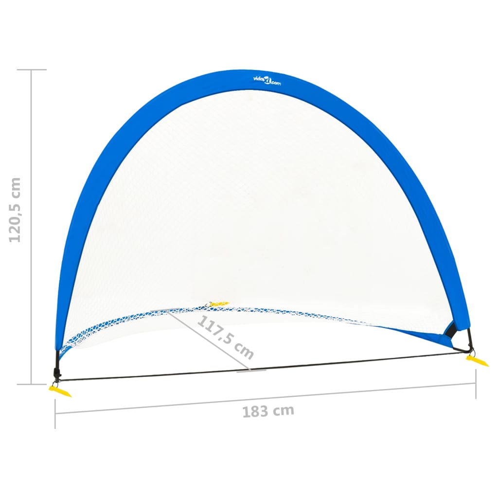 Vaikiškas futbolo vartų rinkinys su krepšiu, 183x117,5x120,5cm