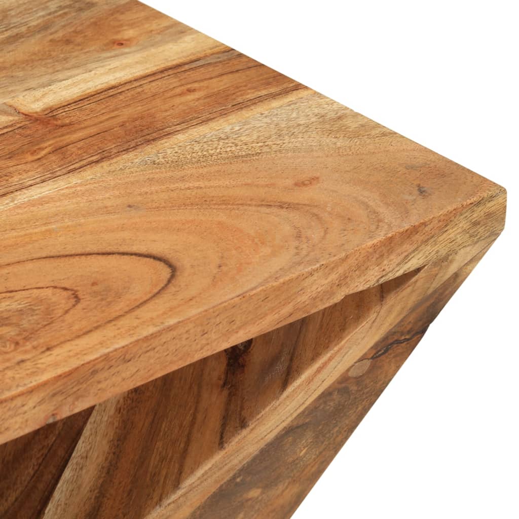 Šoninis staliukas, 35x35x55cm, akacijos medienos masyvas