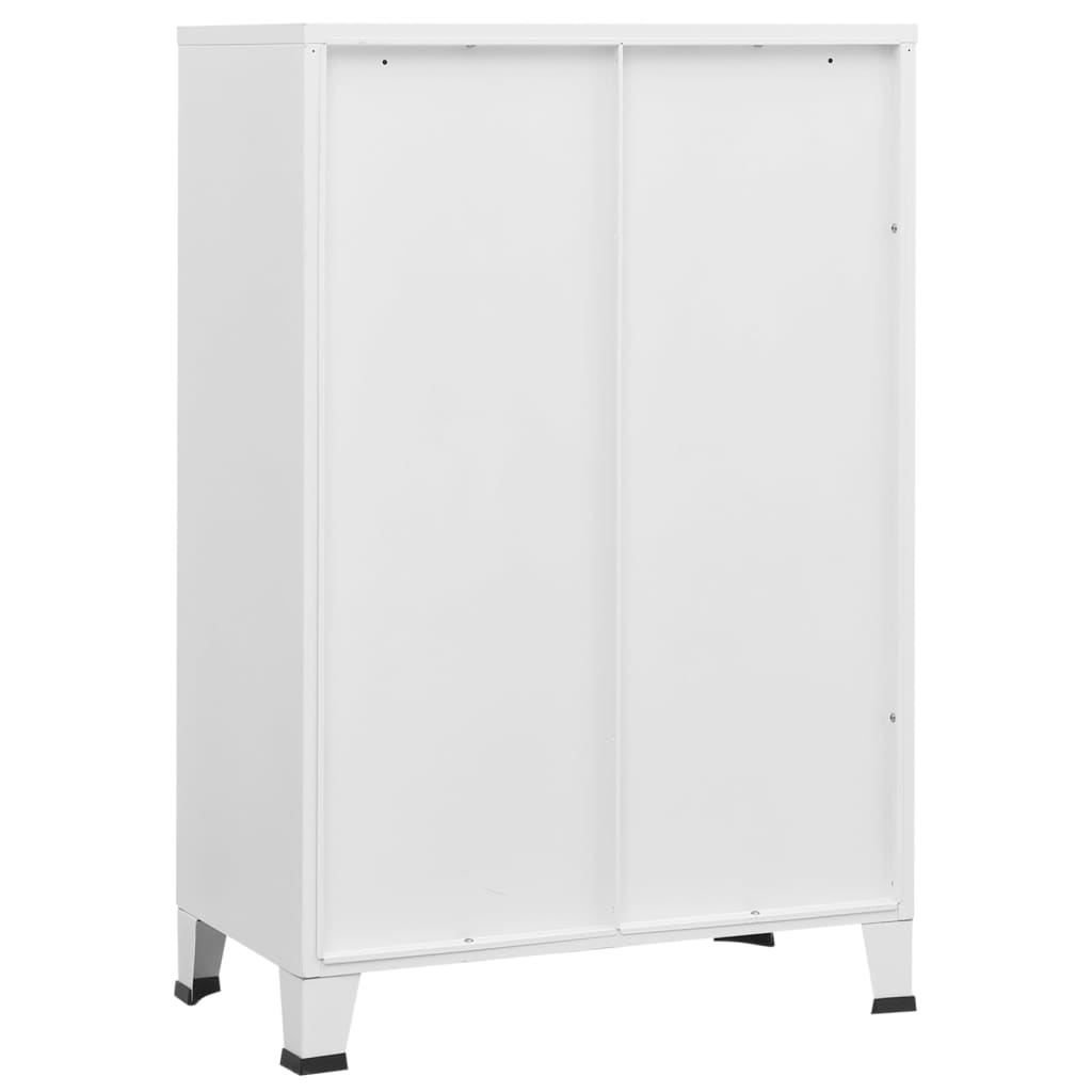Spintelė dokumentams, balta, 75x40x115cm, metalas