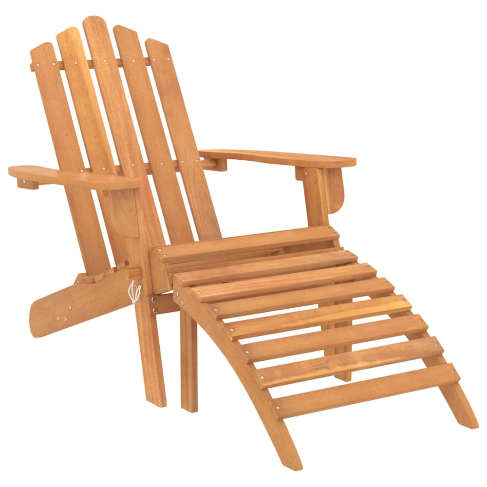 Sodo Adirondack kėdė su pakoja, akacijos medienos masyvas