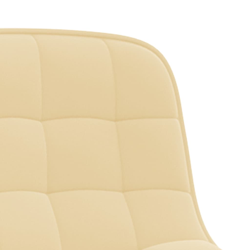 Pasukama biuro kėdė, kreminės spalvos, aksomas (334021)