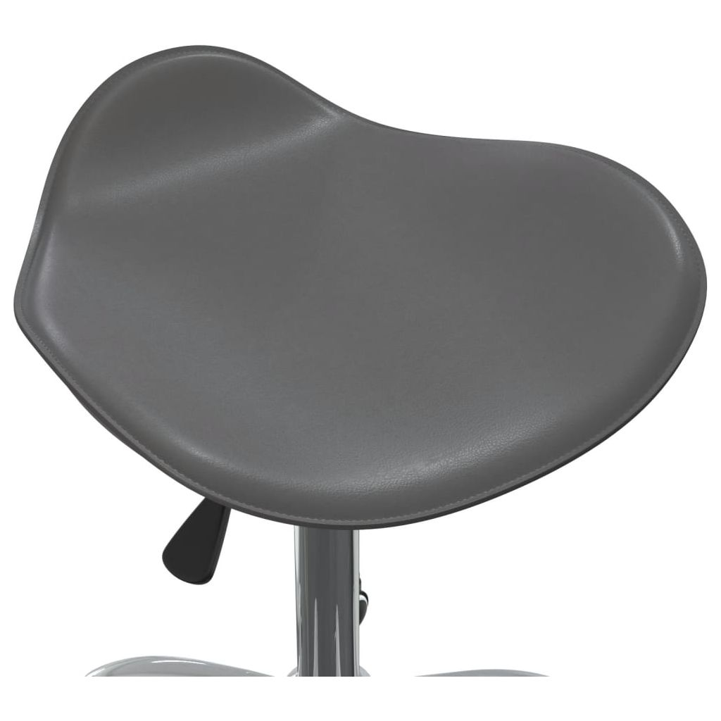 Biuro kėdė, pilkos spalvos, dirbtinė oda (323688)