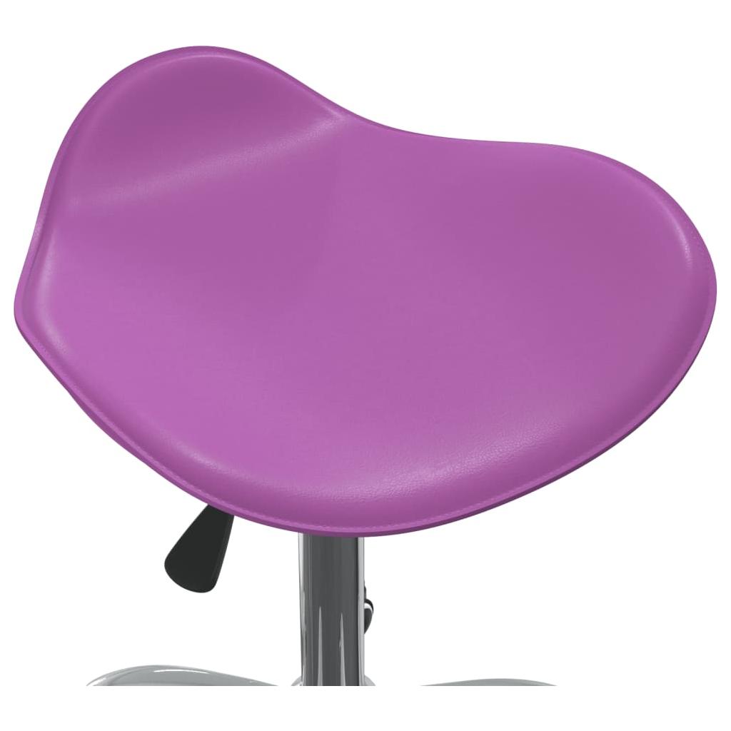 Biuro kėdė, violetinės spalvos, dirbtinė oda (323691)