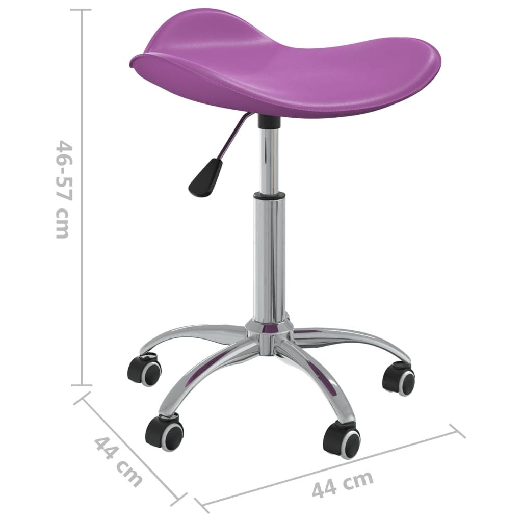 Biuro kėdė, violetinės spalvos, dirbtinė oda (323691)