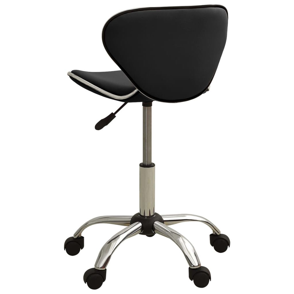 Biuro kėdė, juodos spalvos, dirbtinė oda (323674)