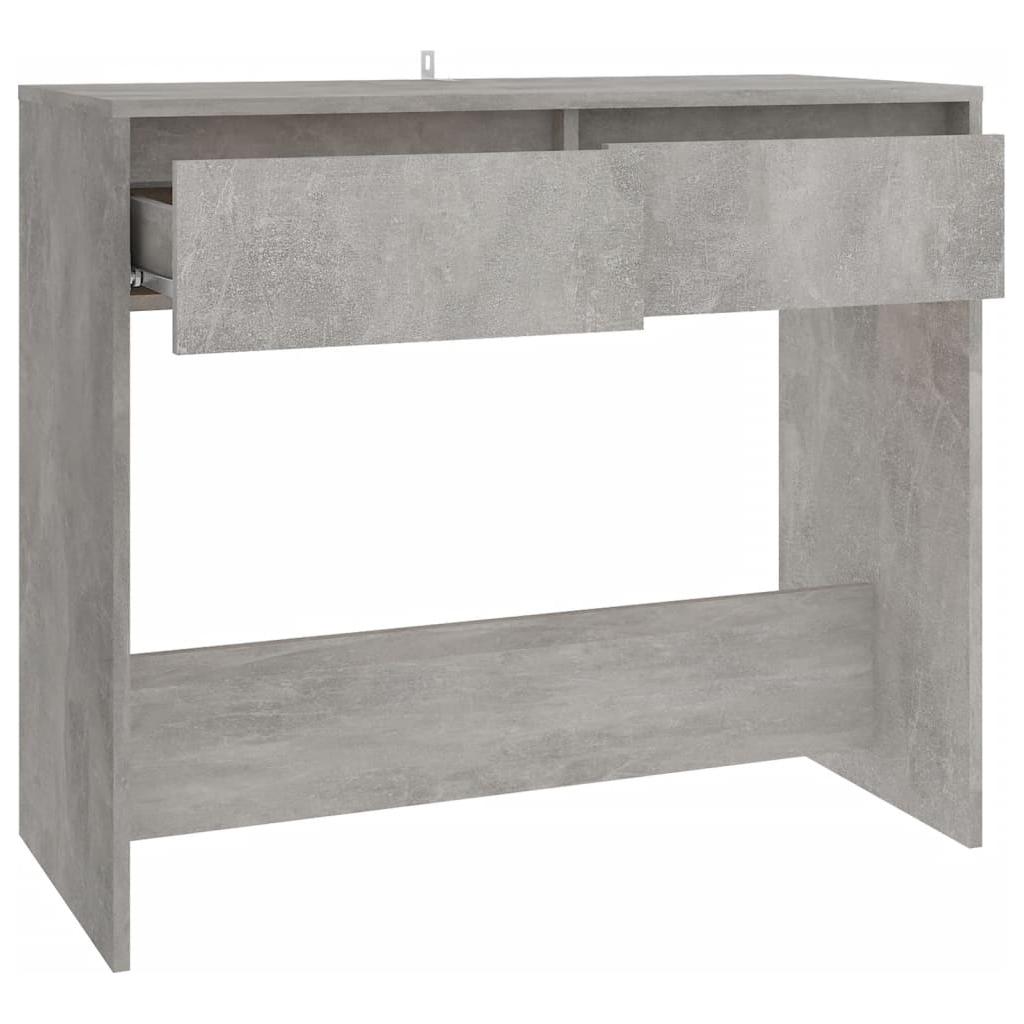 Konsolinis staliukas, betono pilkas, 89x41x76,5cm, plienas
