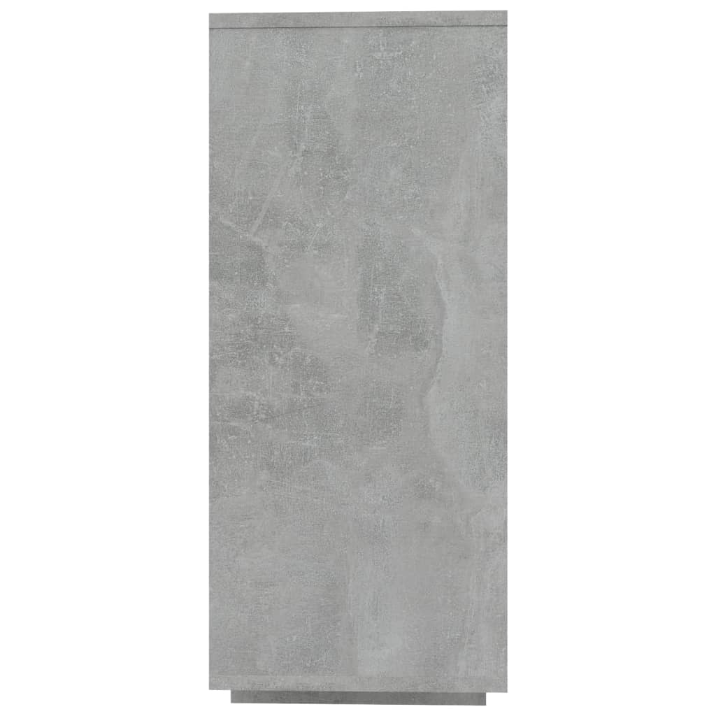 Šoninė spintelė, betono pilkos spalvos, 120x30x75cm, MDP