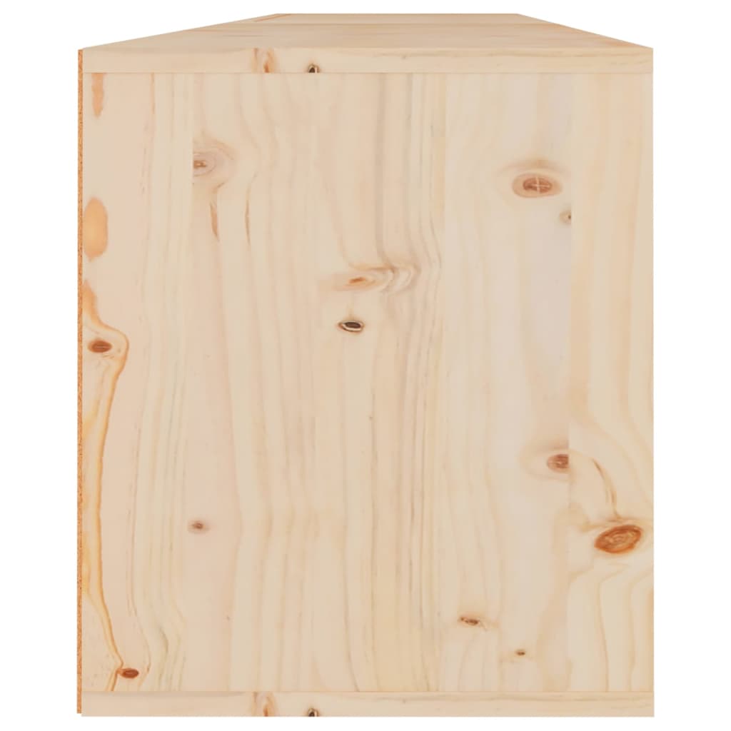 Sieninės spintelės, 2vnt., 80x30x35cm, pušies medienos masyvas