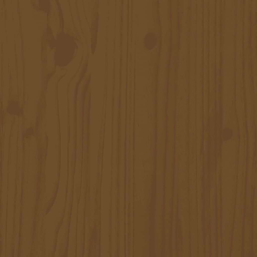 Naktinės spintelės, 2vnt., medaus rudos, 40x30x40cm, pušis