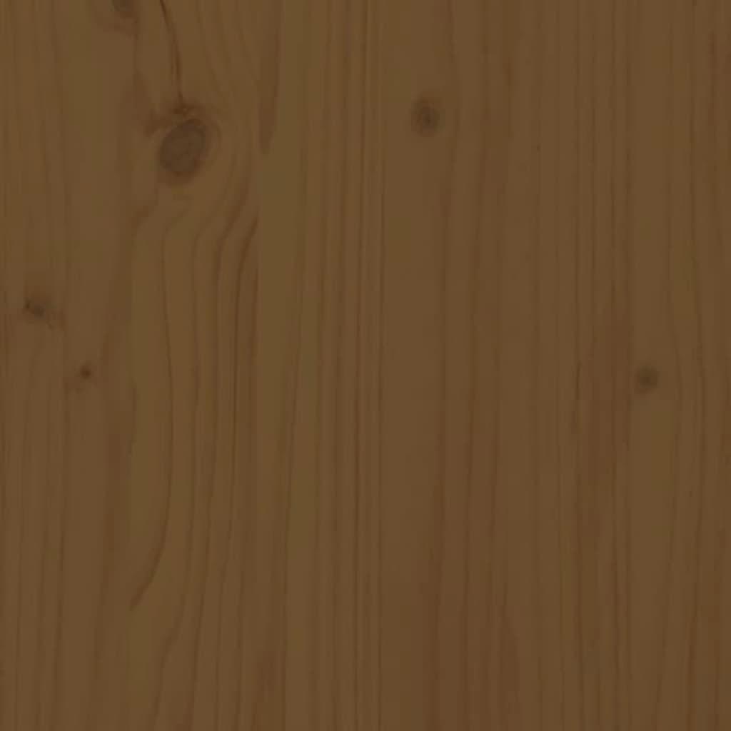 Naktinės spintelės, 2vnt., medaus rudos, 35x34x32cm, pušis