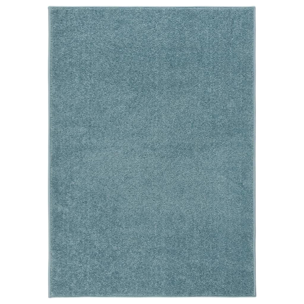Kilimėlis, mėlynos spalvos, 120x170cm, trumpi šereliai