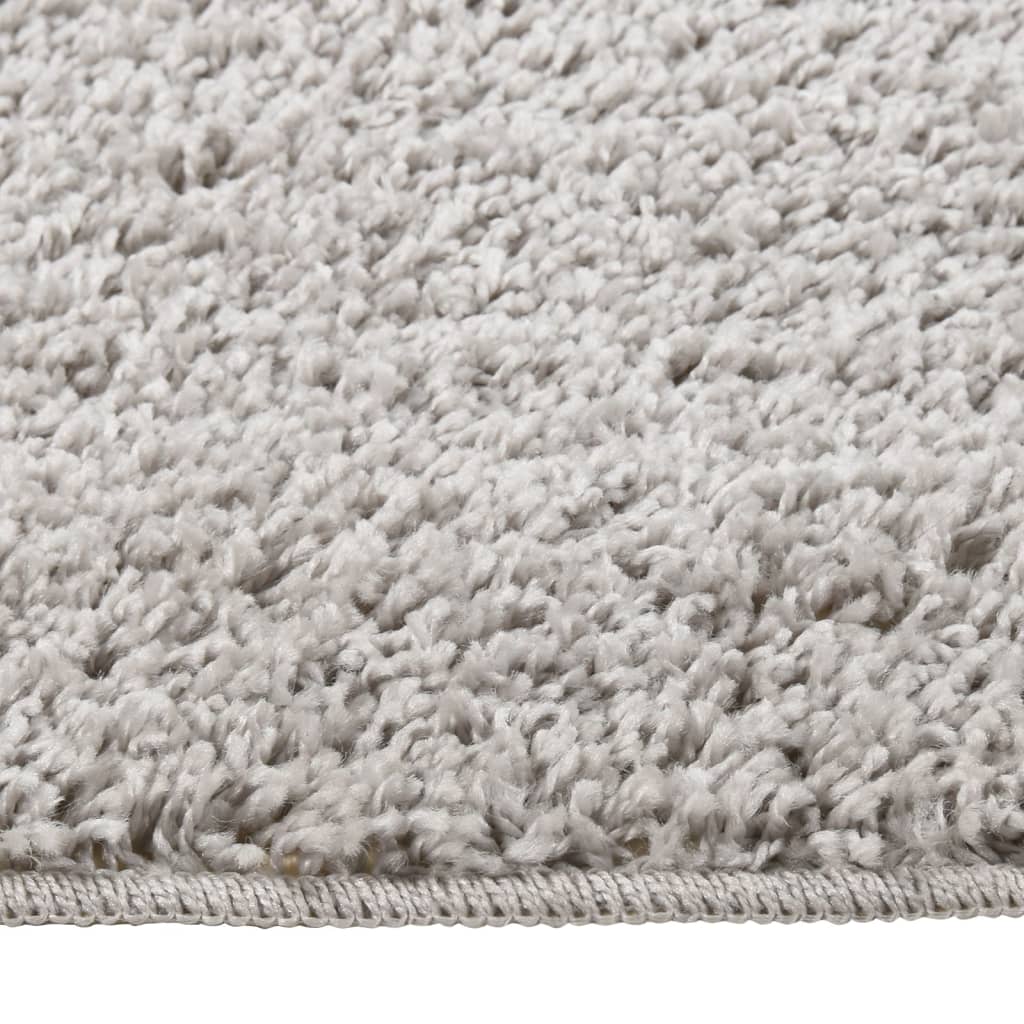 Shaggy tipo kilimėlis, šviesiai pilkas, 120x170cm, neslystantis