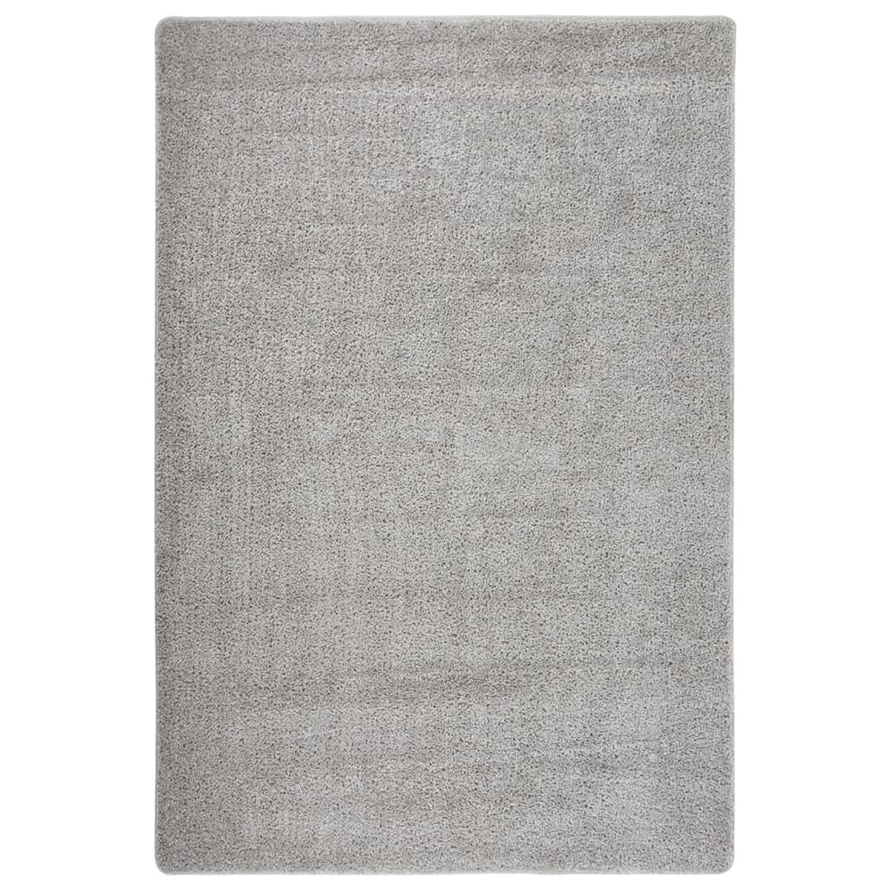 Shaggy tipo kilimėlis, šviesiai pilkas, 140x200cm, neslystantis
