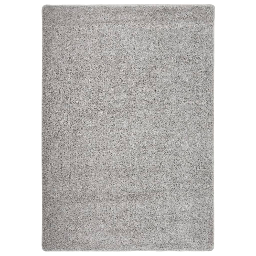 Shaggy tipo kilimėlis, šviesiai pilkas, 160x230cm, neslystantis