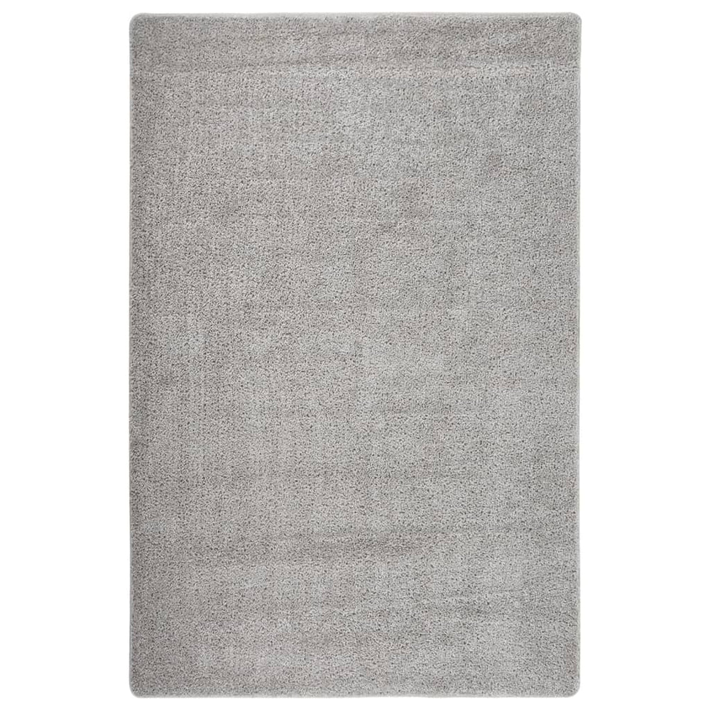 Shaggy tipo kilimėlis, šviesiai pilkas, 200x290cm, neslystantis