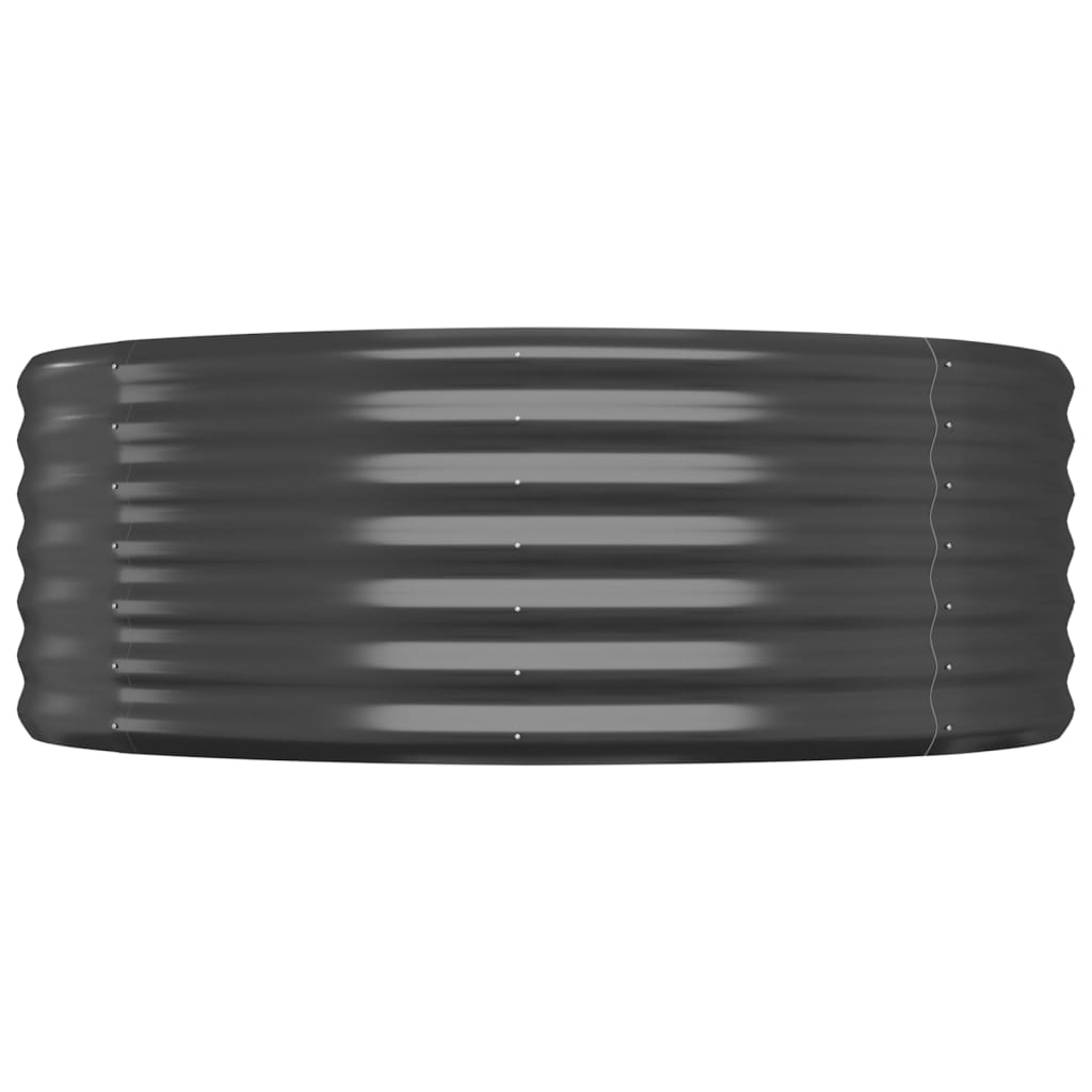Sodo lovelis, antracito, 507x100x36cm, plienas