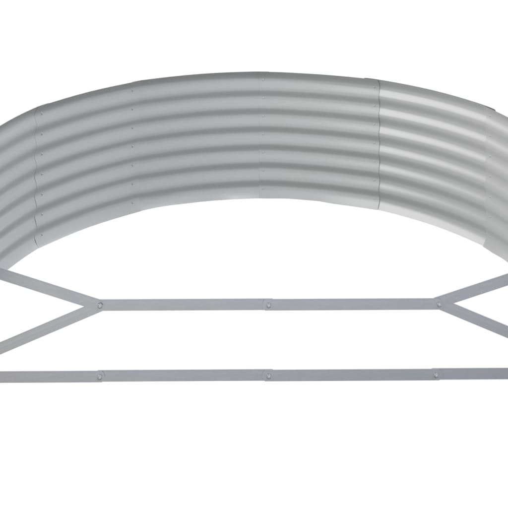 Sodo lovelis, antracito, 214x140x36cm, plienas
