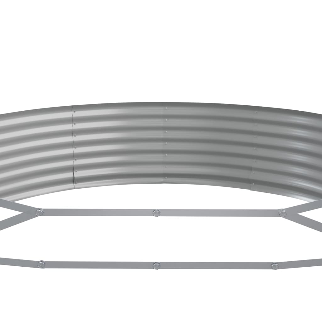 Sodo lovelis, antracito, 296x140x36cm, plienas