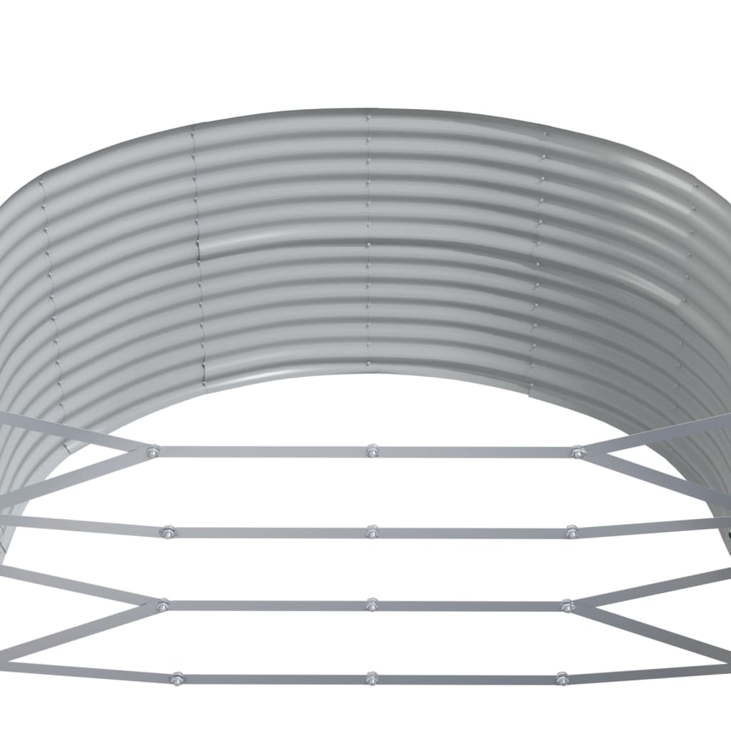 Sodo lovelis, antracito, 212x140x68cm, plienas