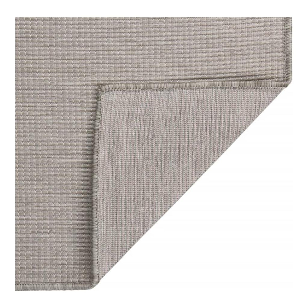 Lauko kilimėlis, taupe spalvos, 80x150cm, plokščio pynimo