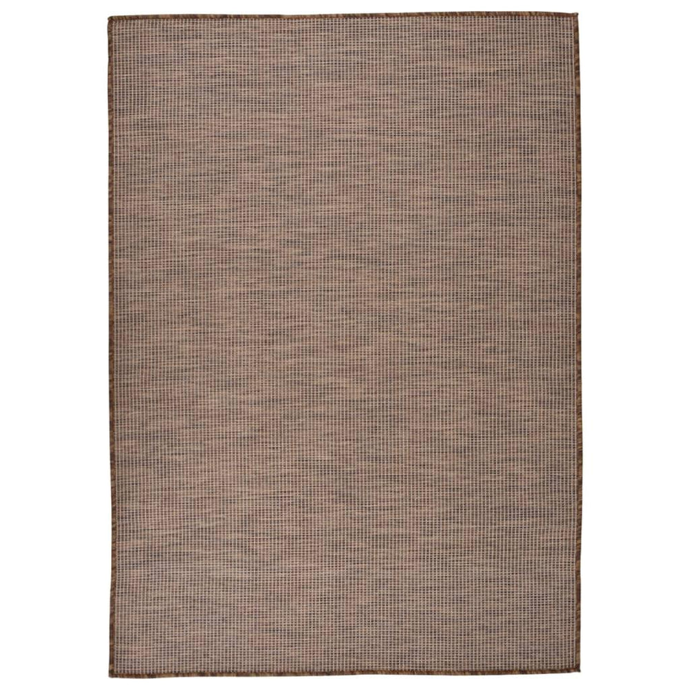 Lauko kilimėlis, rudos spalvos, 140x200cm, plokščio pynimo
