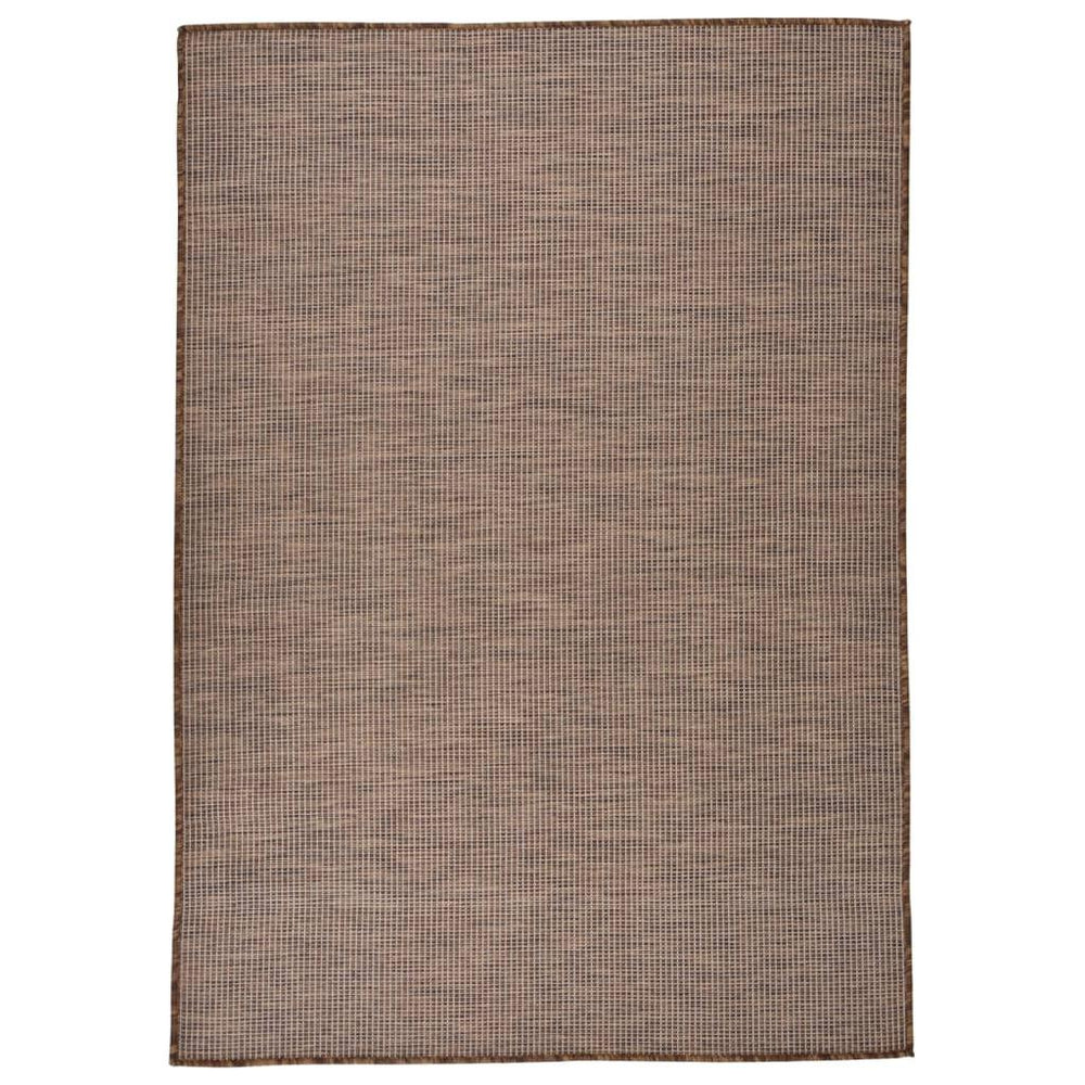 Lauko kilimėlis, rudos spalvos, 160x230cm, plokščio pynimo