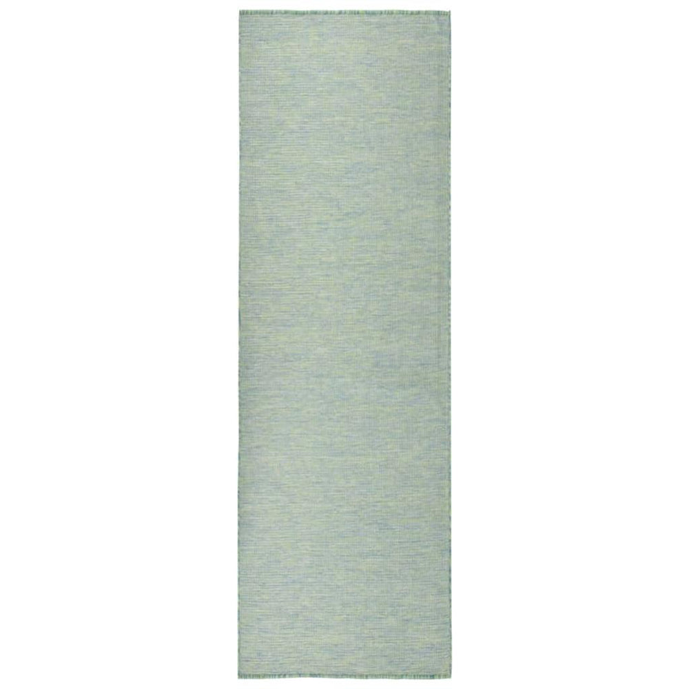 Lauko kilimėlis, turkio spalvos, 80x250cm, plokščio pynimo