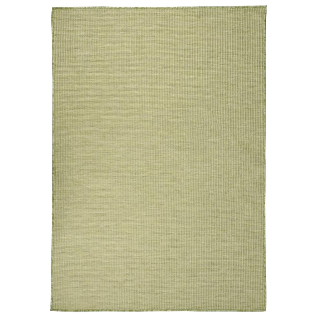 Lauko kilimėlis, žalios spalvos, 160x230cm, plokščio pynimo