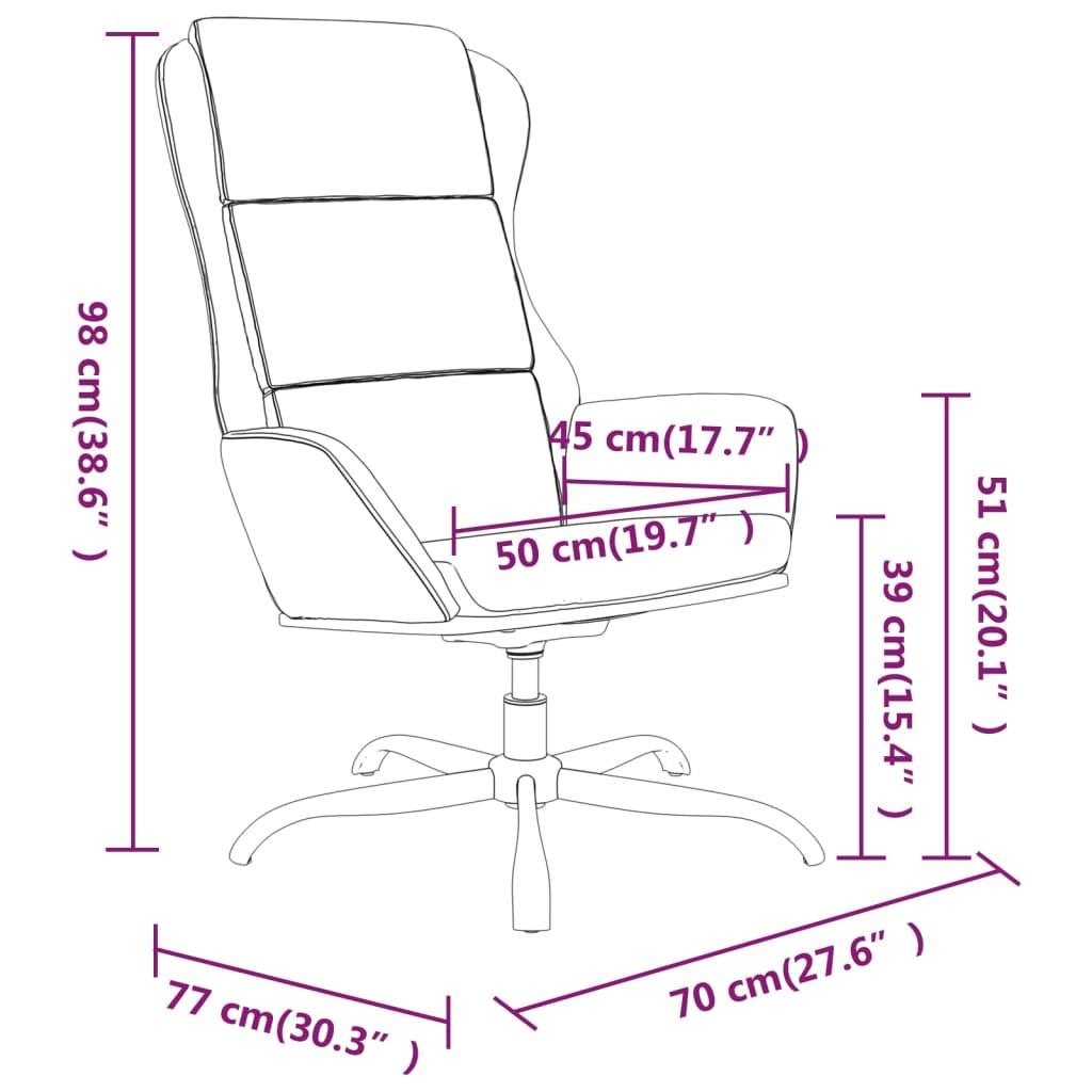 Poilsio kėdė su pakoja, šviesiai pilka, mikropluošto audinys