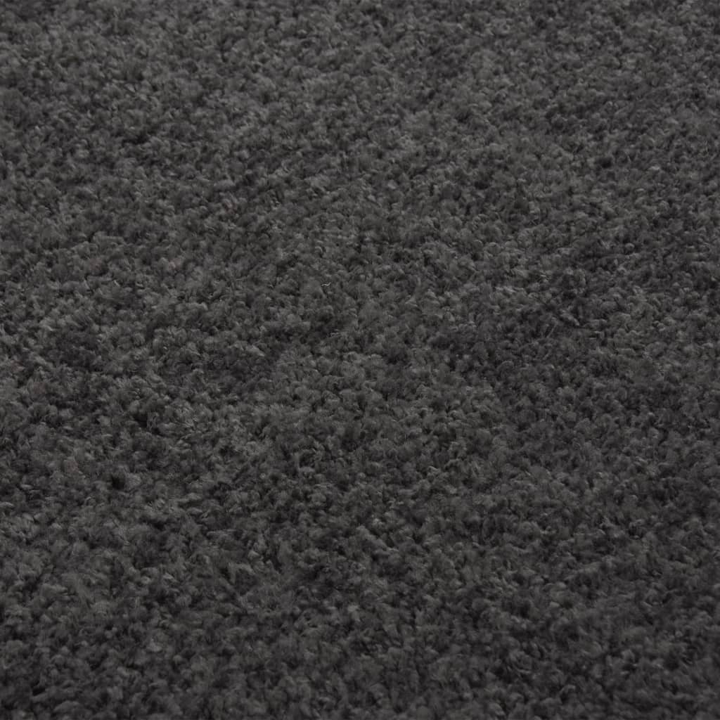 Shaggy tipo kilimas, antracito, 120x170cm, aukšti šereliai