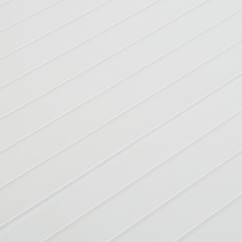 Sodo stalas, baltos spalvos, 220x90x72cm, PP