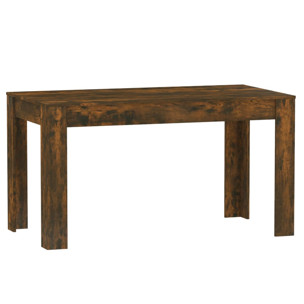 Valgomojo stalas, dūminio ąžuolo, 140x74,5x76cm, mediena